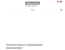 Tablet Screenshot of giraudon-tp.com